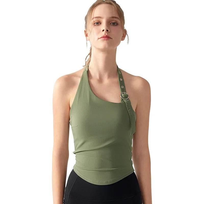 Women's Halter Sports Bra – Padded & Supportive! - ZA-Zola