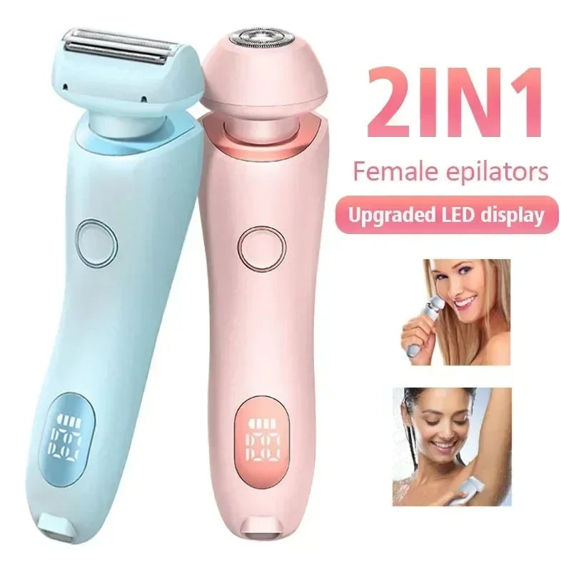 Women Electric Shaver – 2 in 1 USB Rechargeable Hair Remover - ZA-Zola