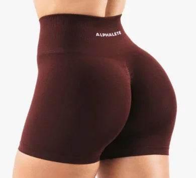 High-Waist Gym Shorts - Slimming & Moisture-Wicking - ZA-Zola