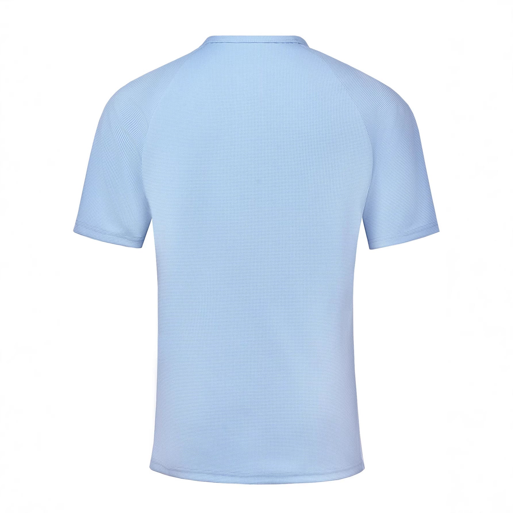 Light blue t-shirt on a white background