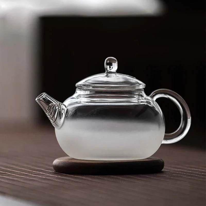 Small Glass Teapot For One | Heat-Resistant Japanese Style - ZA-Zola