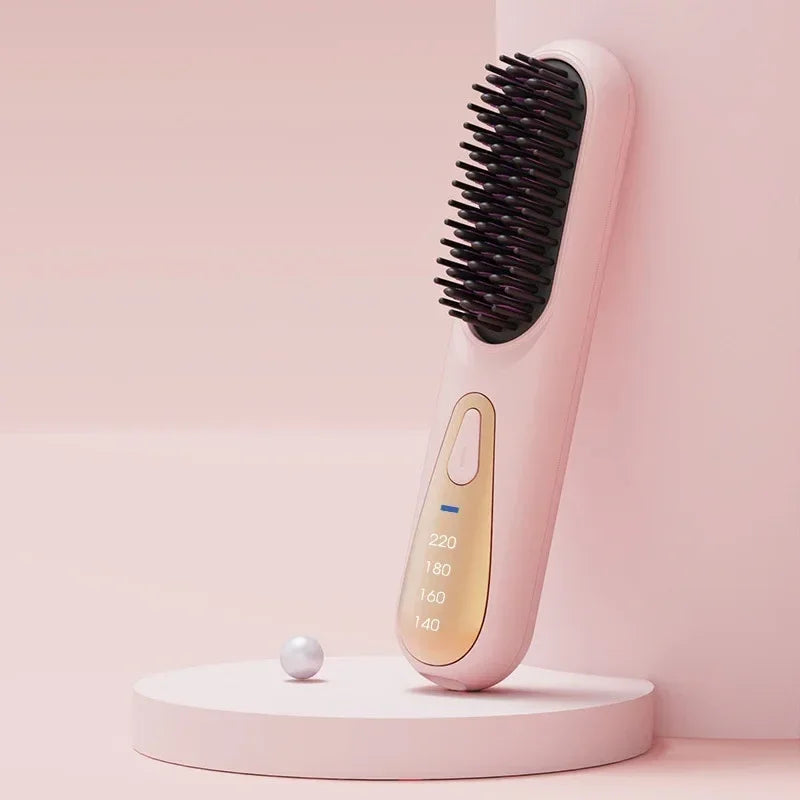 Anion Straight Comb Dual-Use Hair Curler - ZA-Zola