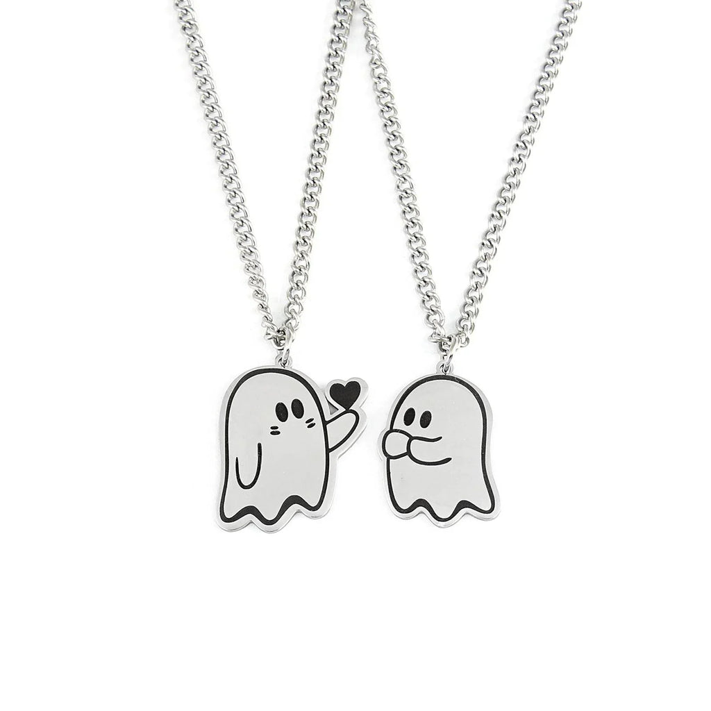 ZA-Zola Halloween Love Ghost Couple Necklace - ZA-Zola