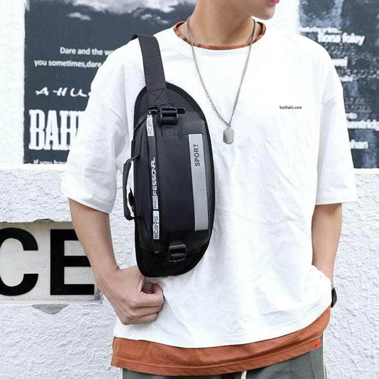 Reflective Waist Bag for Men – Cool Style Crossbody Pack for Travel, Running & Cycling - ZA-Zola