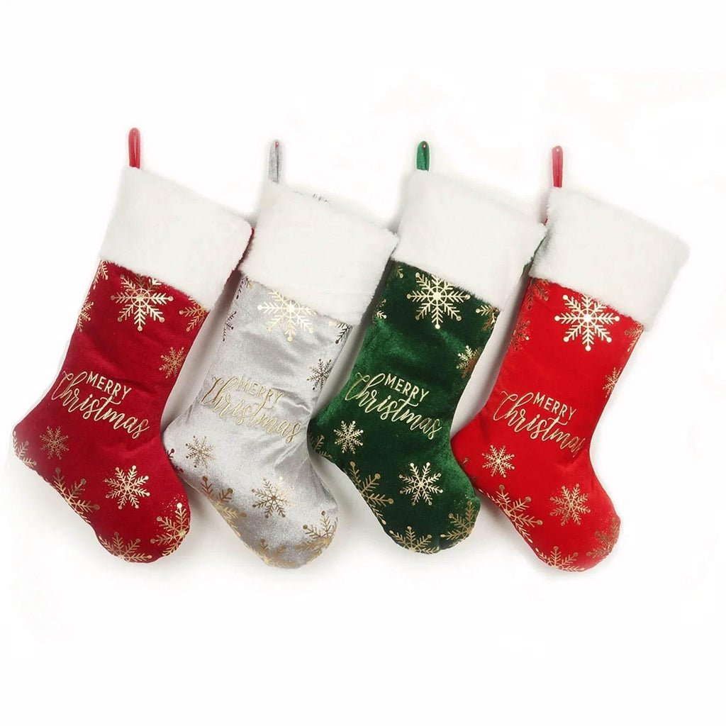 Embroidered Christmas Stockings – Candy & Gifts - ZA-Zola