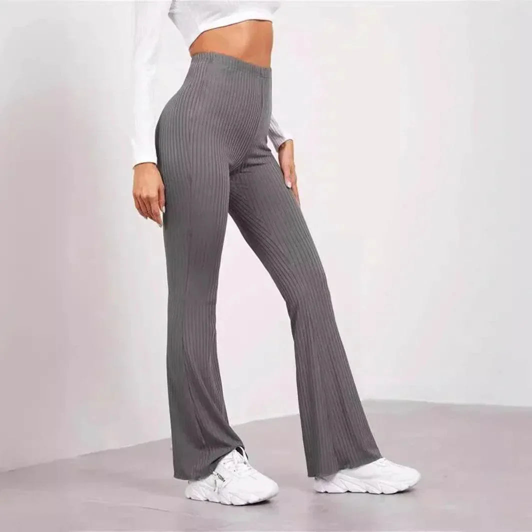 High Waist Yoga Pants – Tummy Control & Medium Elastic - ZA-Zola