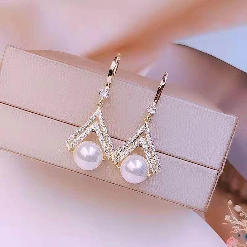 Elegant Water Drop Pearl Earrings for Women - ZA-Zola