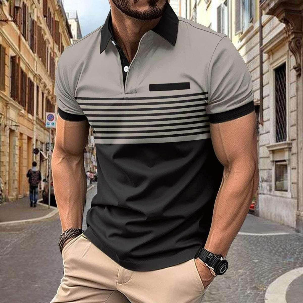 Men's Casual Striped Shirt – Shop Now for Style - ZA-Zola