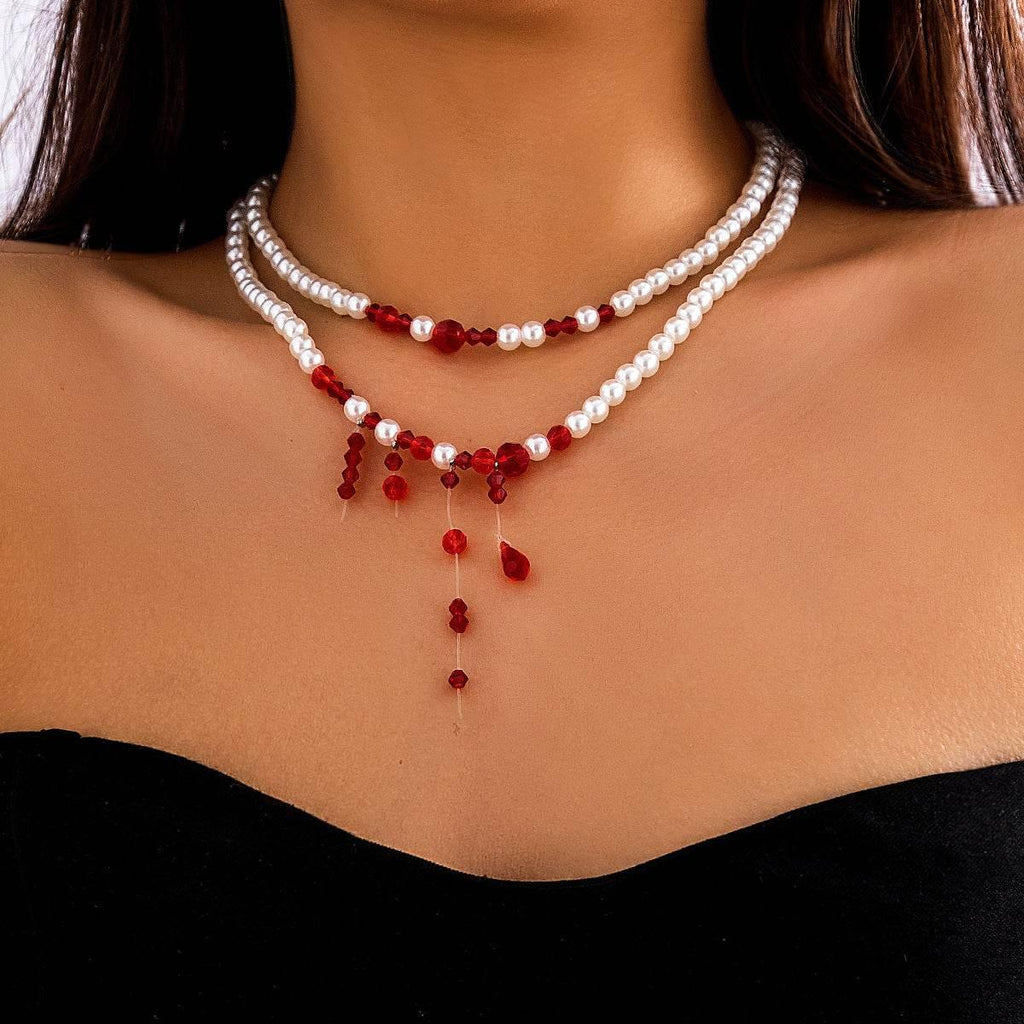 ZA-Zola Gothic Pearl Women’s Necklace - ZA-Zola