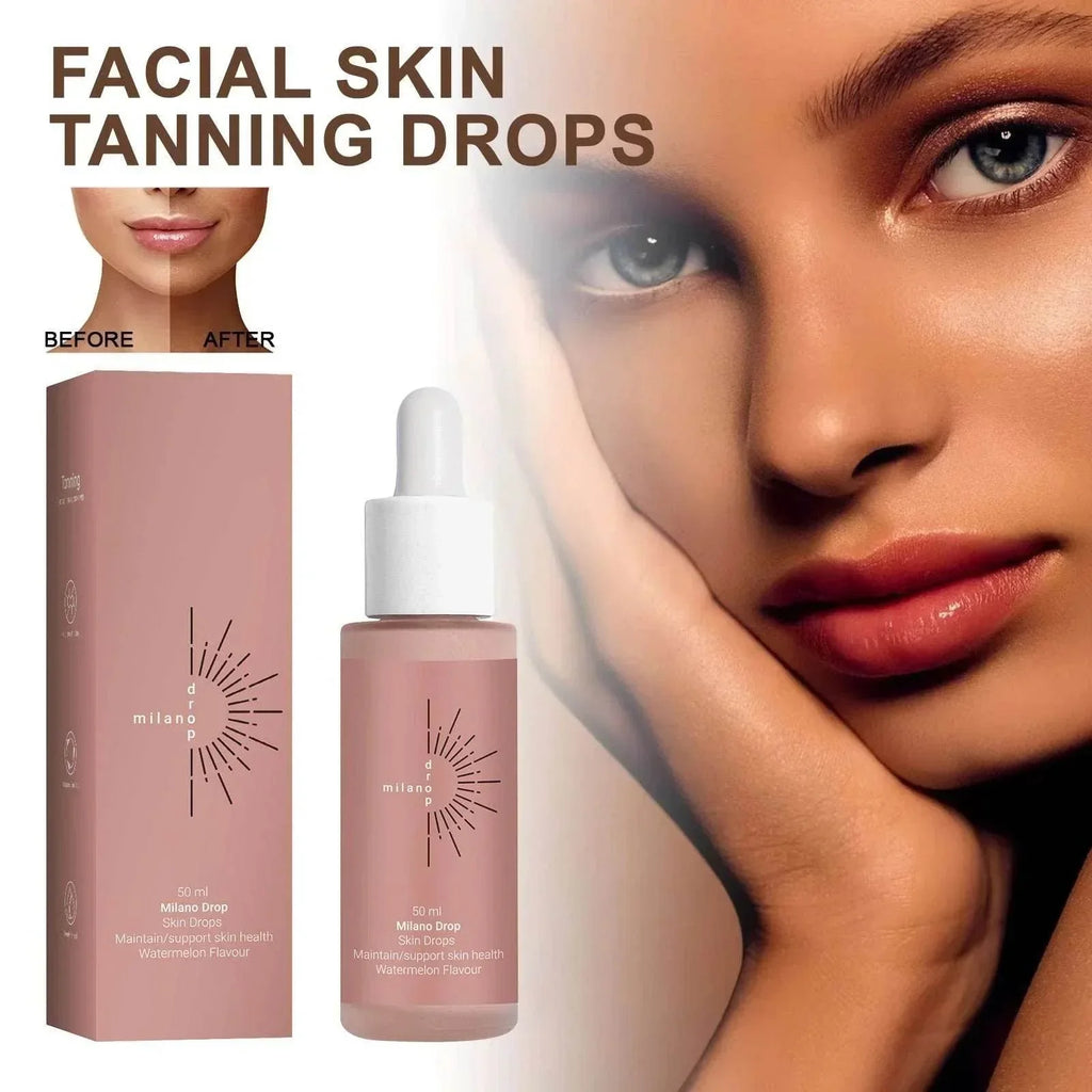 Self-Tanning Face & Body Serum – Dark Bronzing Drops - ZA-Zola