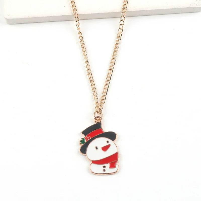 Shop Santa & Snowman Necklace – Festive Holiday Gift - ZA-Zola