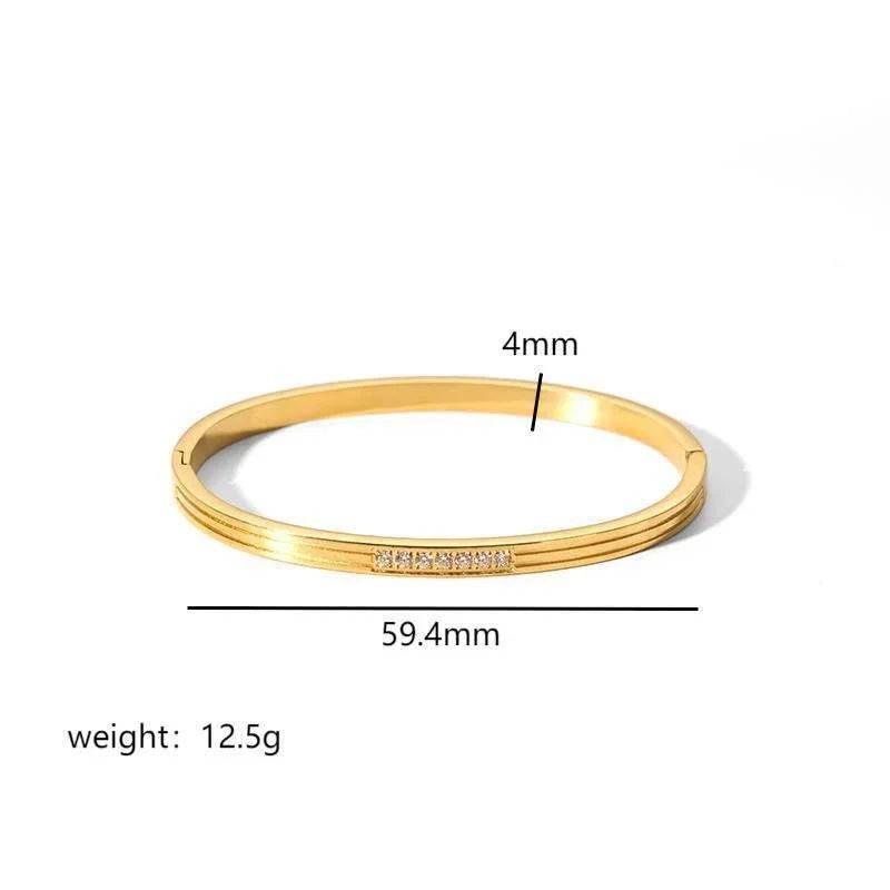 Titanium Steel Star Buckle Bracelet – INS Style - ZA-Zola