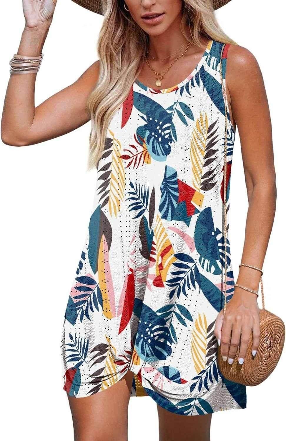 Hollow Out Sleeveless Beach Dress – S to XXL - ZA-Zola