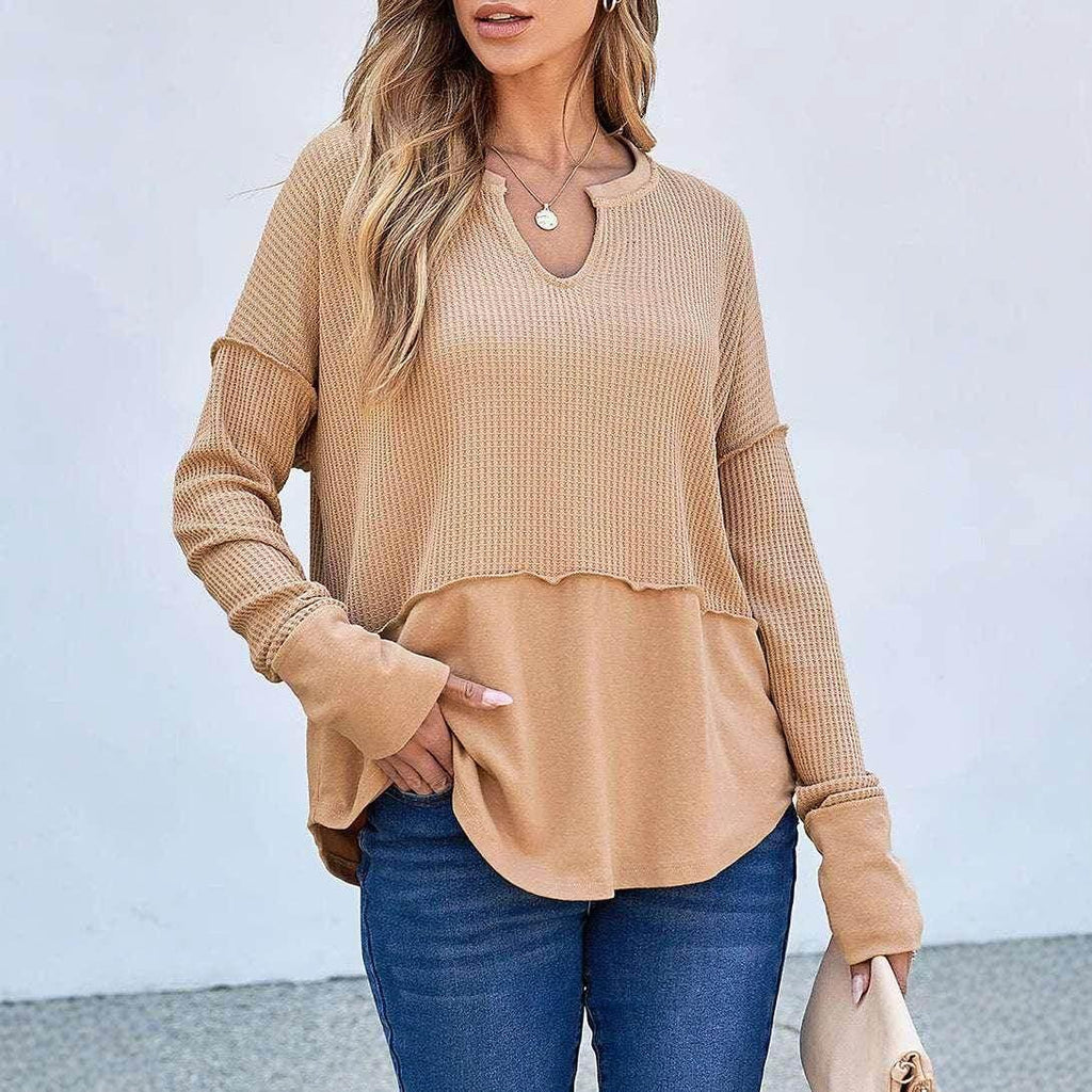 Women's Loose Pullover Sweater – Fall & Winter - ZA-Zola