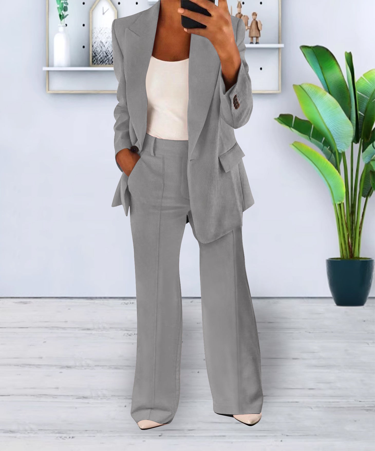 Stylish Japandi Casual Suit | Women Fashion