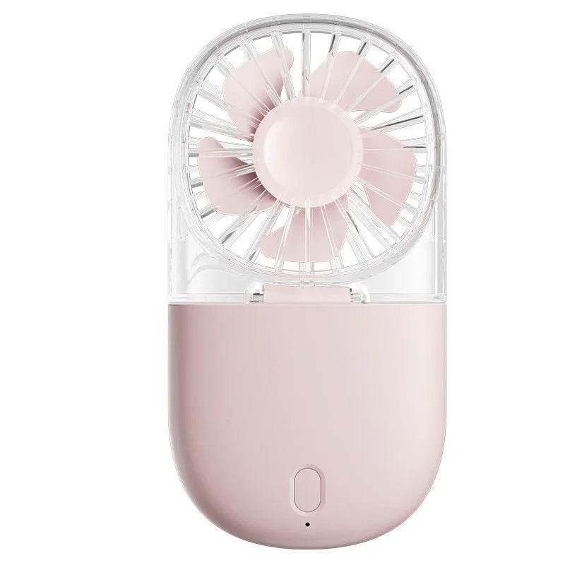 Mini Transparent Folding Halter Fan – USB Cool - ZA-Zola