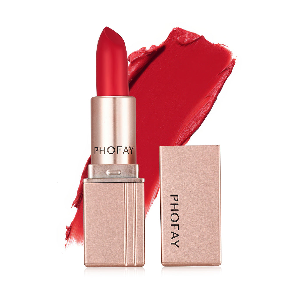 PHOFAY Matte Lipstick | Long-Lasting Waterproof Lip Color
