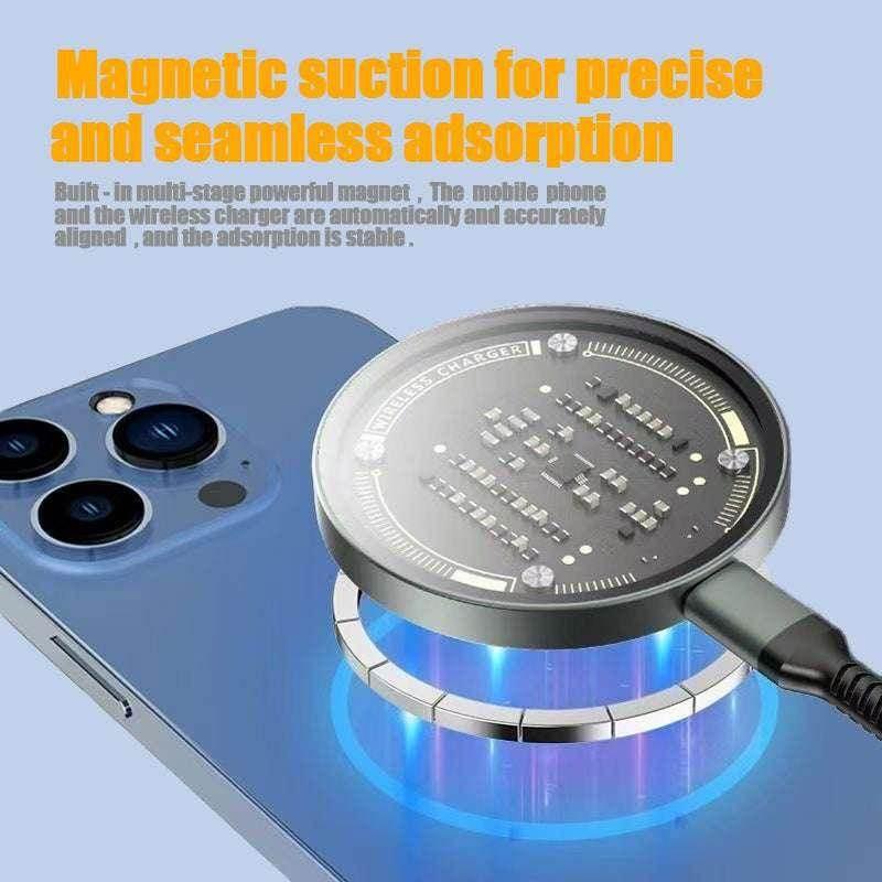 Qi2 15W Magnetic Wireless Charger for iPhone 12-16 - ZA-Zola