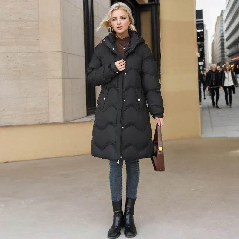 Shop Women's Mid-Length Down Cotton Jacket – Winter Ready - ZA-Zola