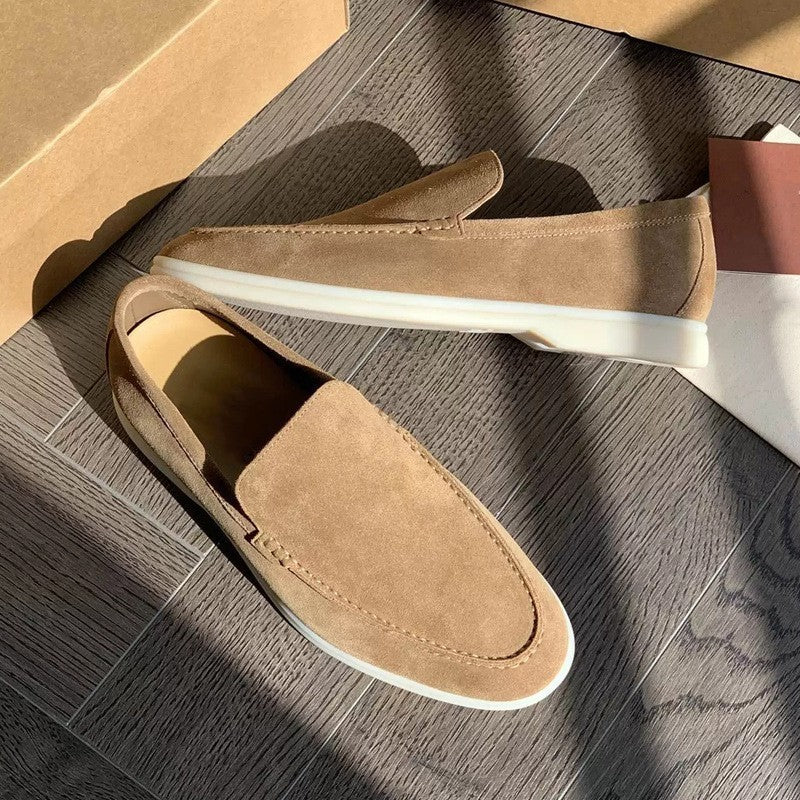 Men’s Casual Slip On Loafers Driving Flat Shoes Summer Wear