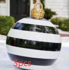 Inflatable Christmas Ornament Ball 60CM Outdoor PVC - ZA-Zola