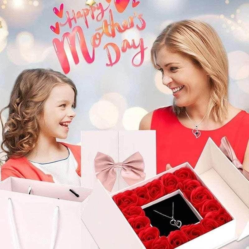 “I Love You” Projection Necklace – Rose Gold Gift - ZA-Zola
