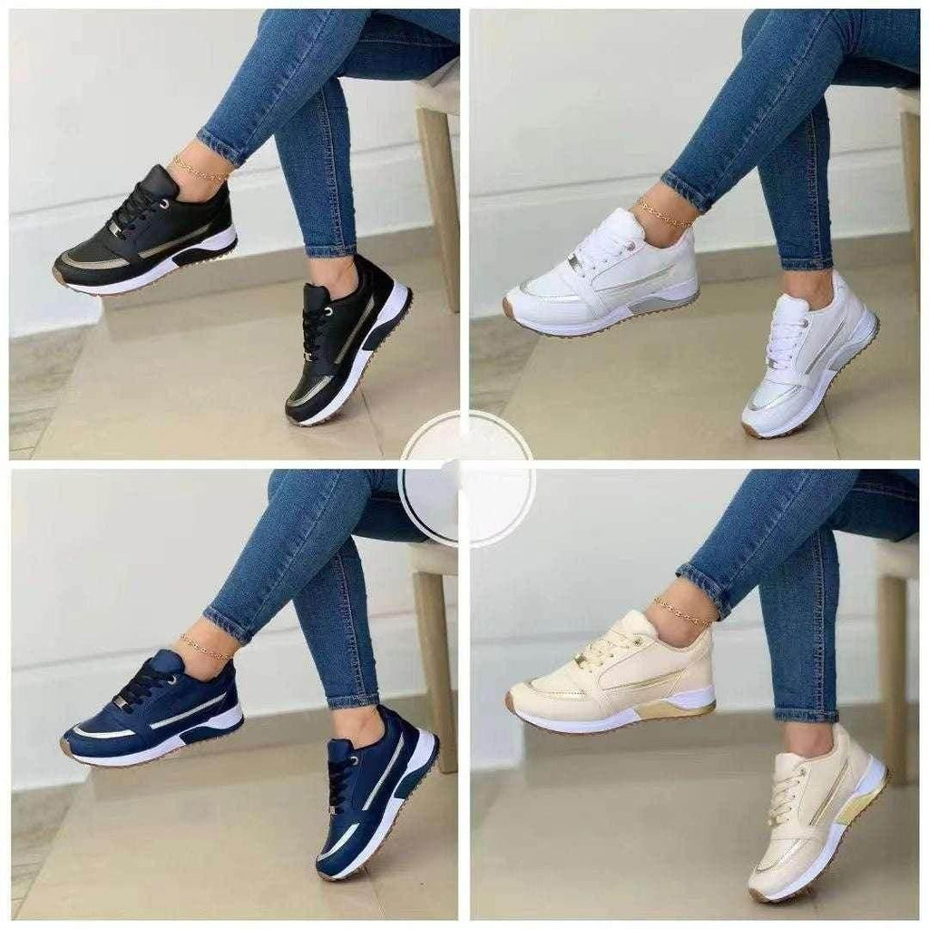 Casual Women’s Lace-Up Flats | Soft & Stylish Look - ZA-Zola