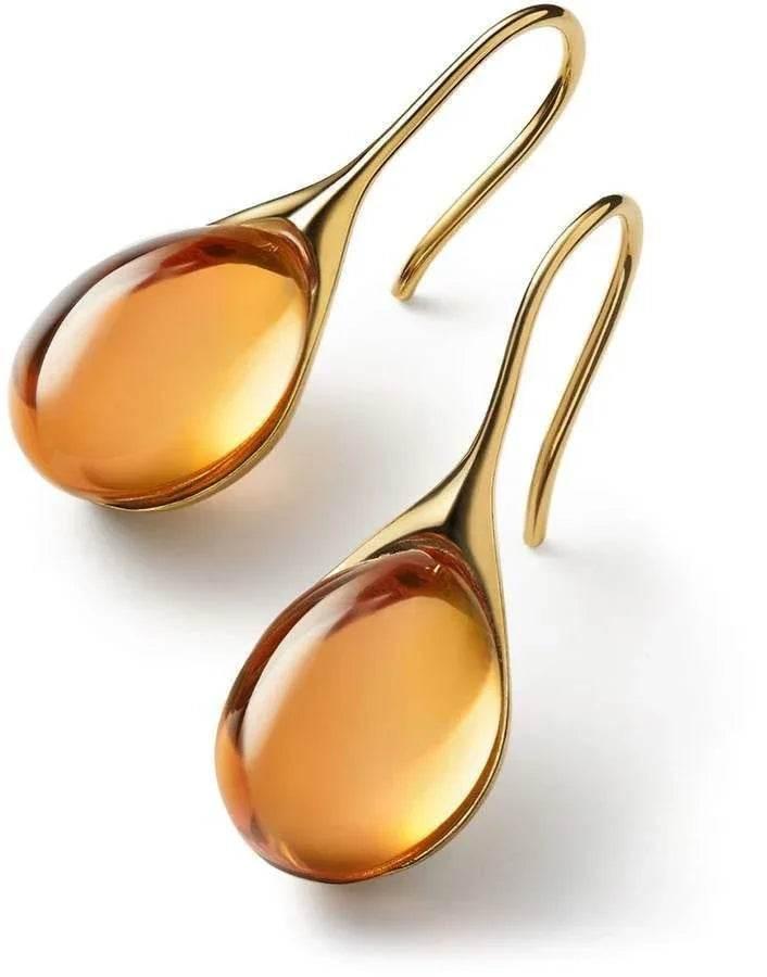 Nine-Color Cat's Eye Gem Earrings – Elegant Shine - ZA-Zola