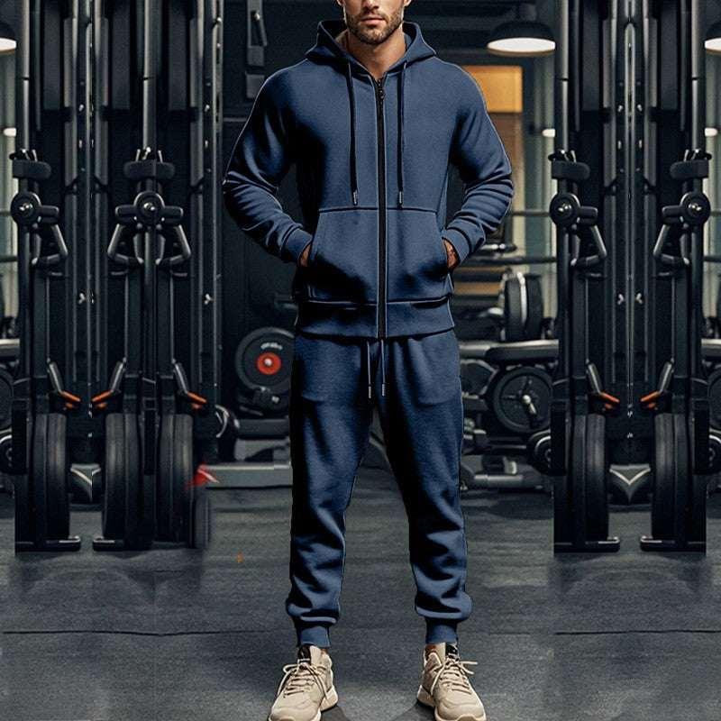 Casual Fleece Two Piece Suit | Warm Winter Set - ZA-Zola