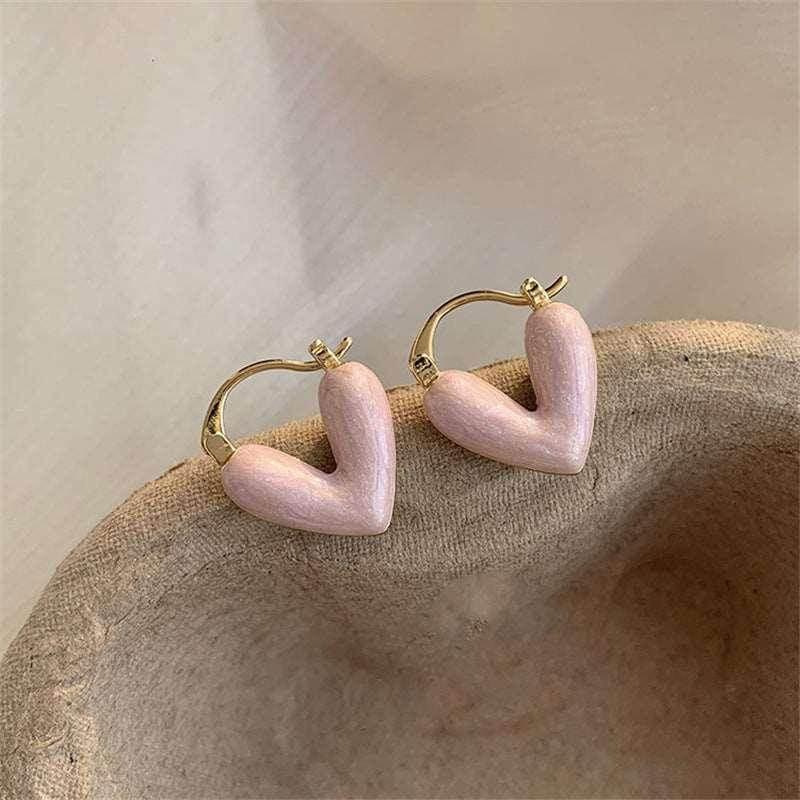 Heart Pendant Drop Earrings – Shop Summer Jewelry Now! - ZA-Zola