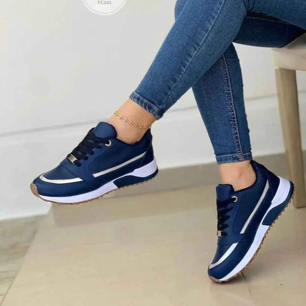 Casual Women’s Lace-Up Flats | Soft & Stylish Look - ZA-Zola