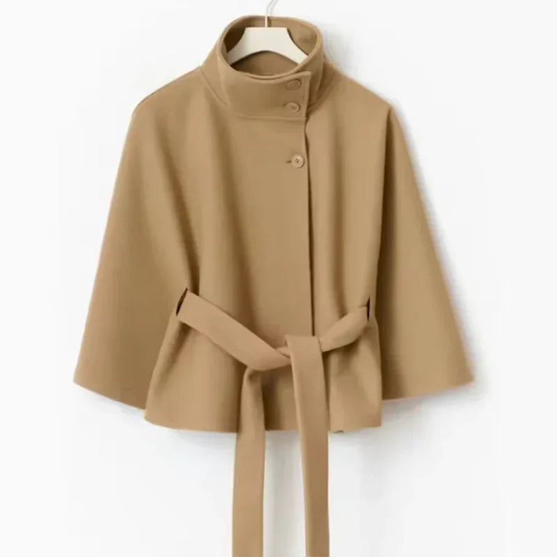 Batwing Sleeve Trench Coat Women Winter Style - ZA-Zola