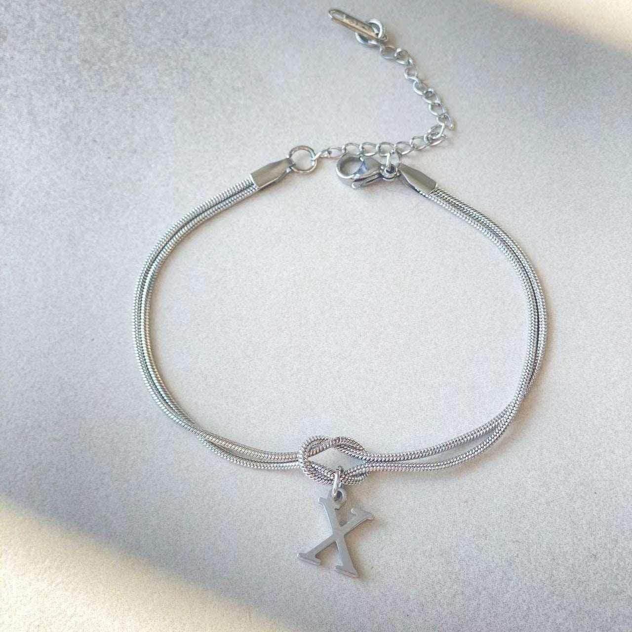 A-Z Love Knot Bracelets | Personalized Jewelry Gift - ZA-Zola