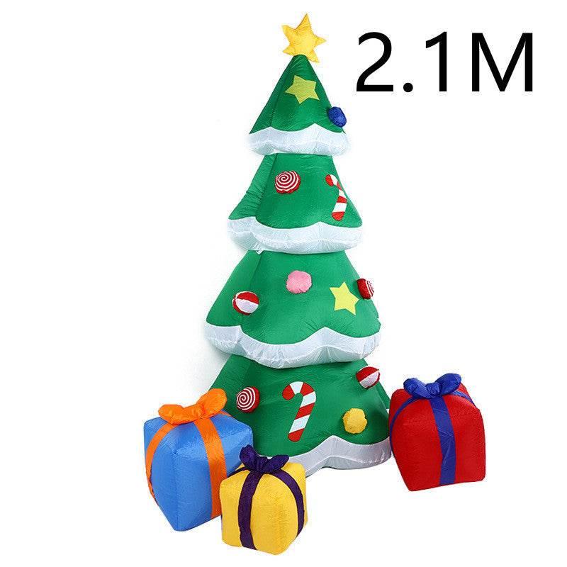 Christmas LED Inflatable Decoration — Santa, Tree & Snowman Yard Decor - ZA-Zola