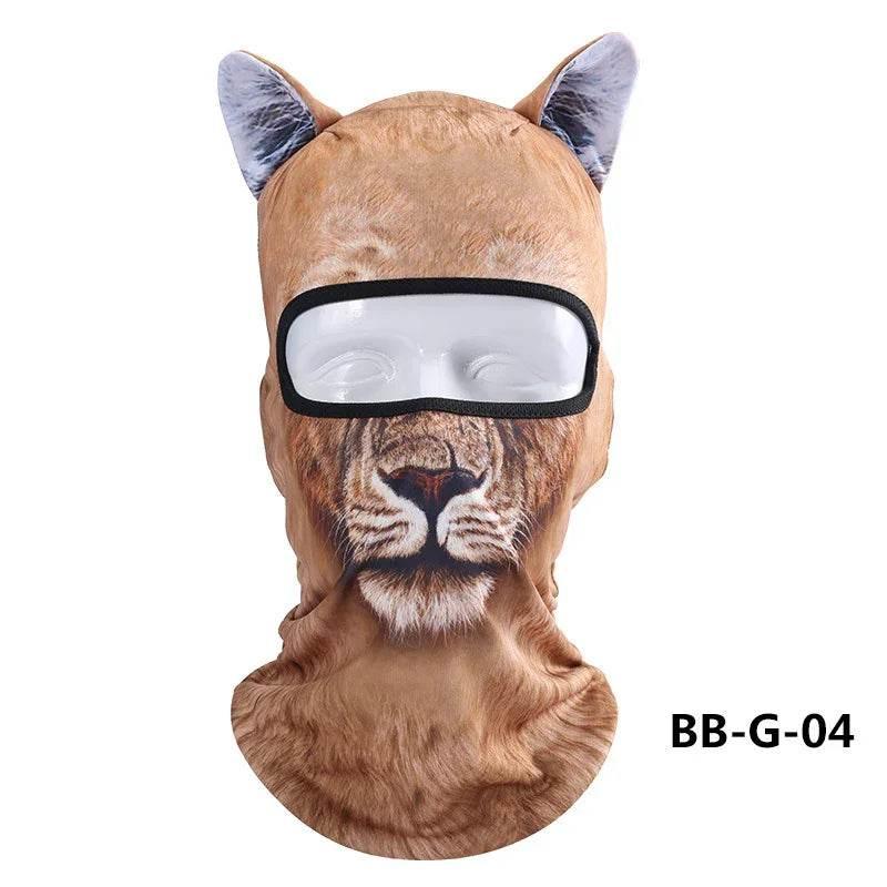 3D Animal Print Sun Protection Headgear Unisex - ZA-Zola