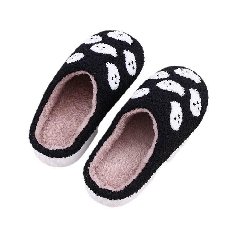 Halloween Spider Ghost Plush Slippers | ZA-Zola - ZA-Zola