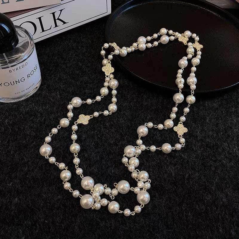 Retro Multi-Layer Pearls Necklace for Women - ZA-Zola