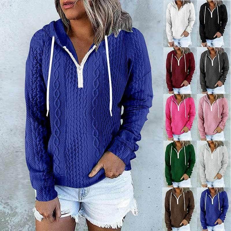 Women's Twist Texture Hoodie – Shop Now! - ZA-Zola