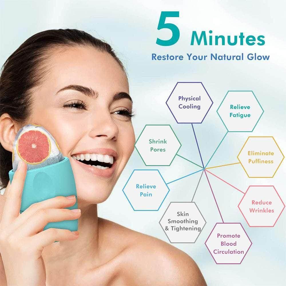 Silicone Ice Face Roller for Glowing Skin - ZA-Zola