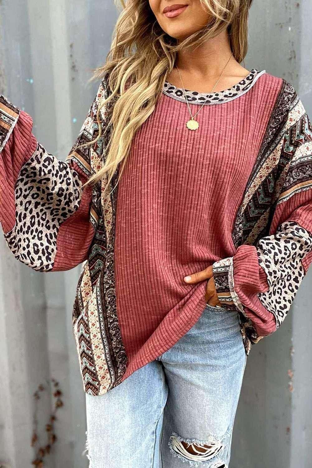 Striped Round Neck Pullover – Casual & Comfy - ZA-Zola