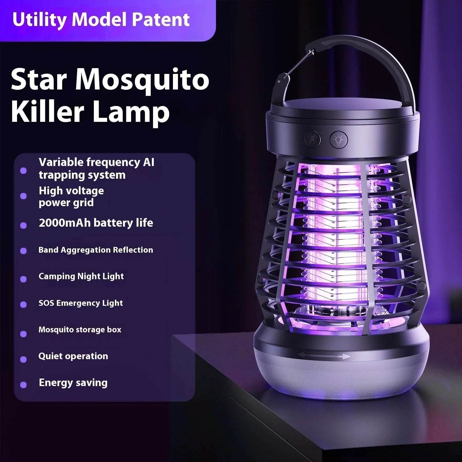2-in-1 Camping Mosquito Killer & SOS Light - ZA-Zola