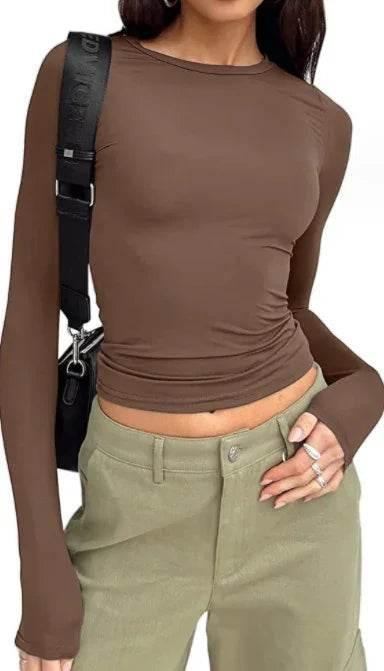 Slim Long Sleeve Pullover – S–L | ZA-Zola - ZA-Zola