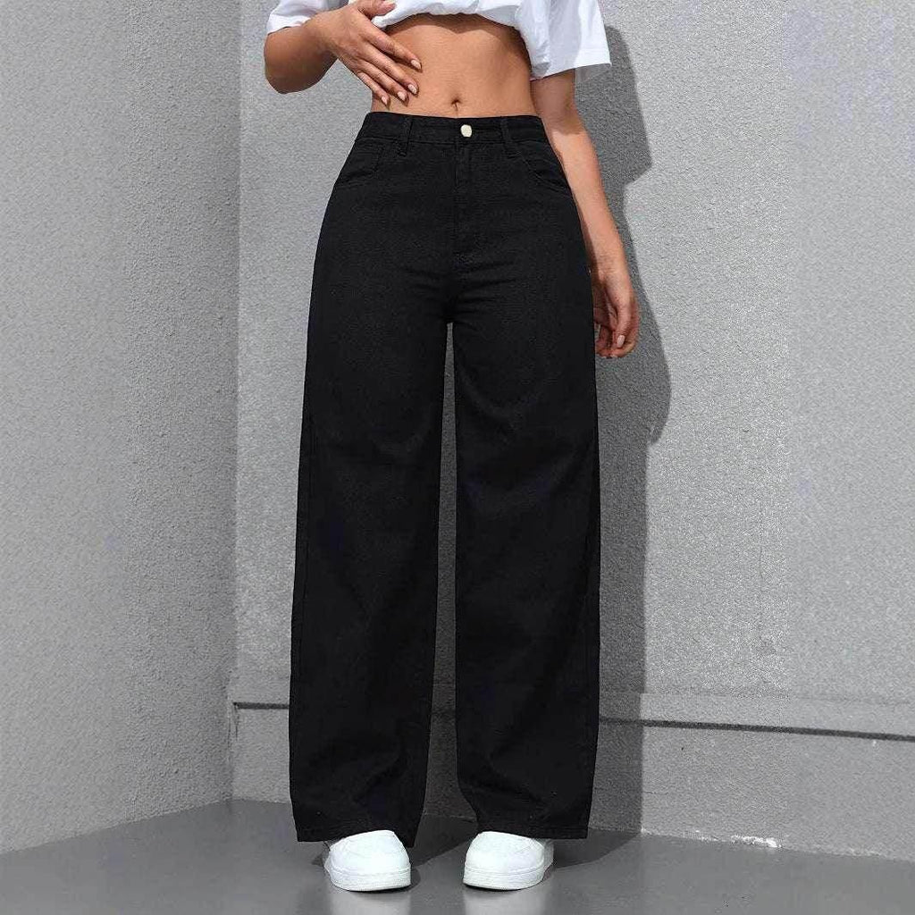 Loose Straight Wide Leg Jeans – Women’s Denim Fit - ZA-Zola