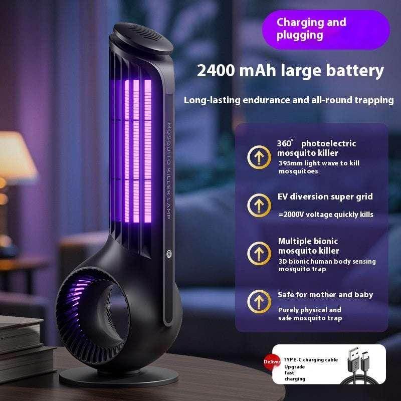 USB Mosquito Killing Lamp - Rechargable LED Trap - ZA-Zola