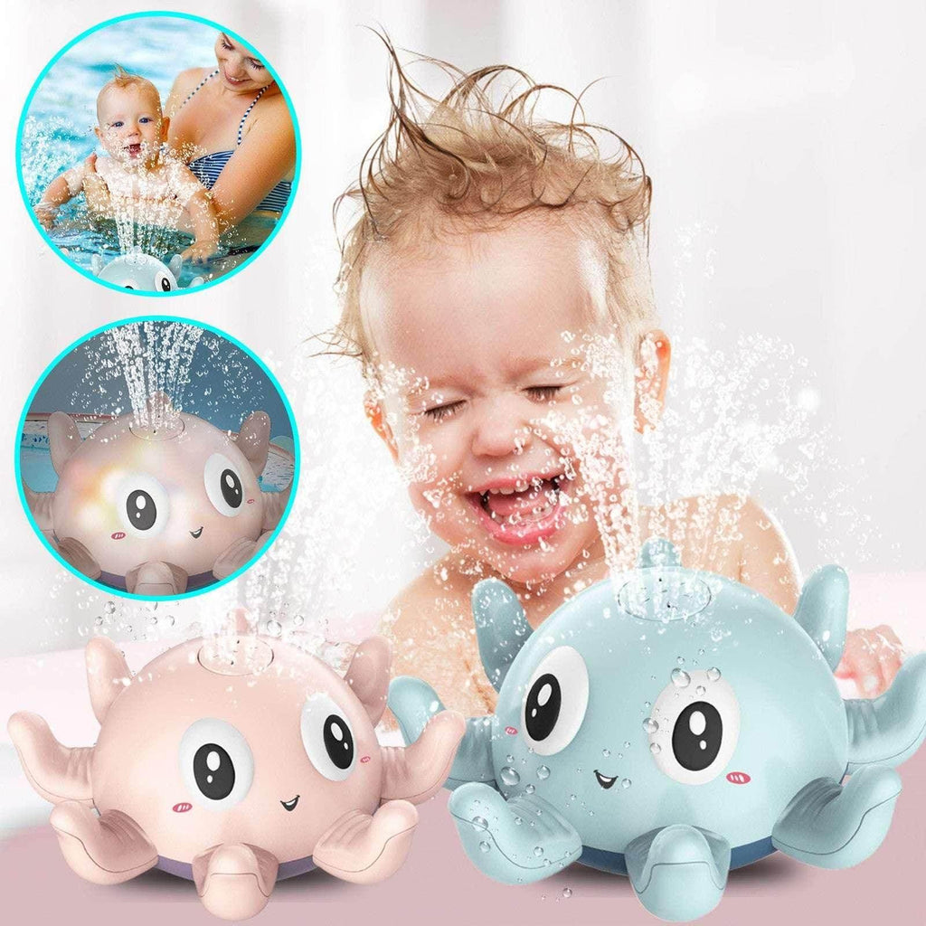Interactive Baby Bath Toy with Water Spray & Lights - ZA-Zola