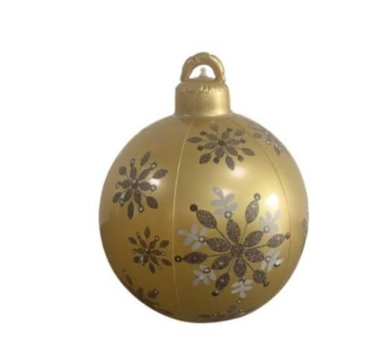 Inflatable Christmas Ornament Ball 60CM Outdoor PVC - ZA-Zola