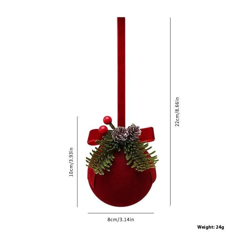 Jingling Bell Decorative Pendant | Christmas Window Ornament - ZA-Zola