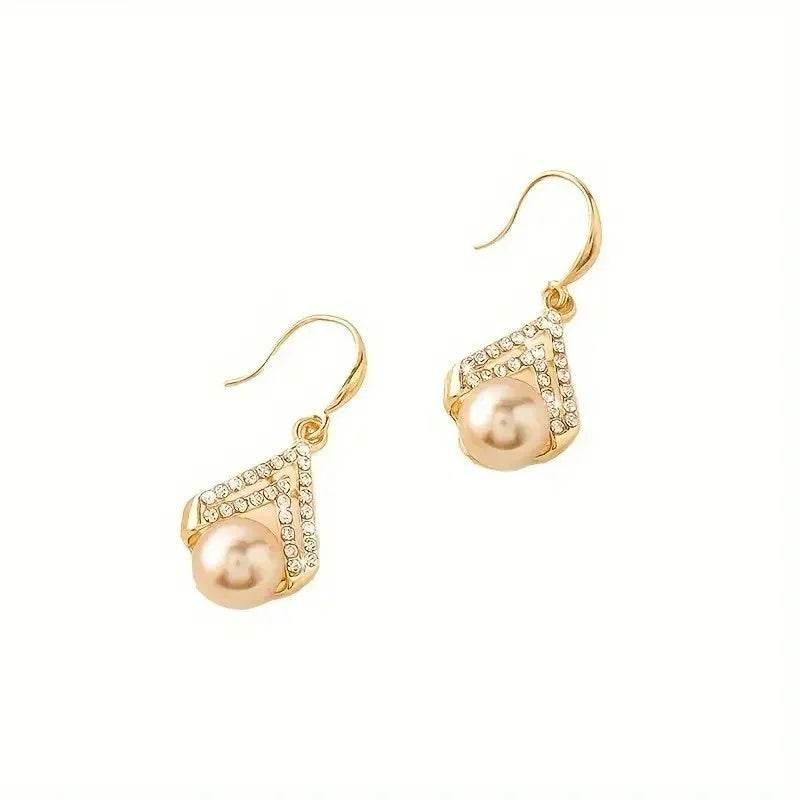 Elegant Water Drop Pearl Earrings for Women - ZA-Zola