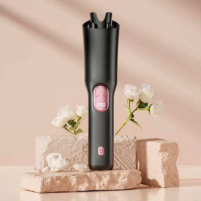 Wireless Hair Curler LCD Charging Portable Styler - ZA-Zola