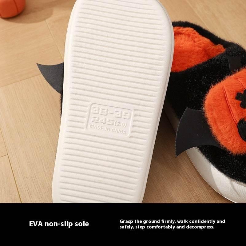 ZA-Zola Halloween Pumpkin Slippers | Cozy Indoor - ZA-Zola